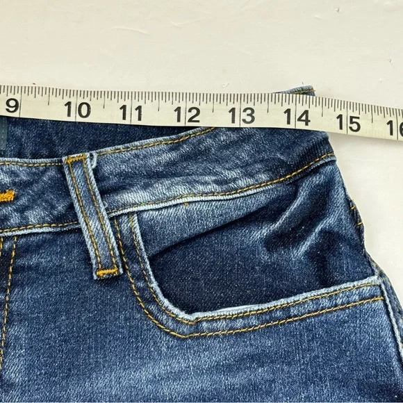 ModCloth Jeans Womens 30 Blue Boyish Straight High Waist Stretch Boho - Picture 11 of 13